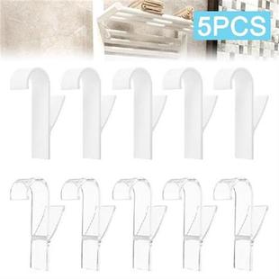 5pcs/set White Hanger For Heated Towel Radiator Rail Bath Ho