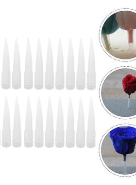 100Pcs Flower Fixed Tubes Flower Mud Tube Fixator Set Flower