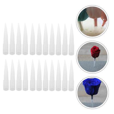 100Pcs Flower Fixed Tubes Flower Mud Tube Fixator Set Flower
