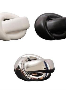 Ceramic Fun Knots Tissue Box Cover Decorative Face Tissue