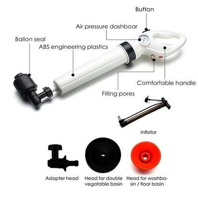 Pipe Dredger High pressure air pump Drains Dredge Pipe Sewe