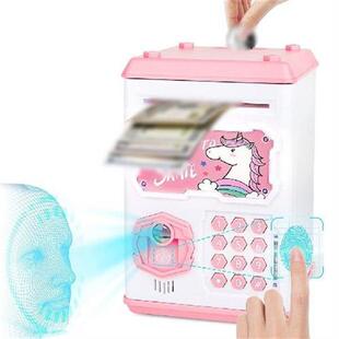 Piggy Bank Unicorn Toy Girl Boy Child Gift Mini ATM Money