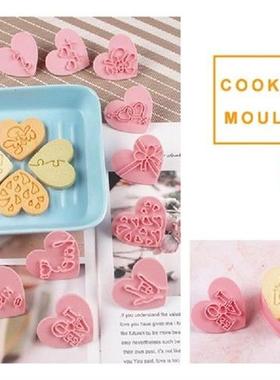 Valentines Day Theme Cookie Cutters Biscuit Moulds Frosting