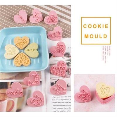Valentines Day Theme Cookie Cutters Biscuit Moulds Frosting