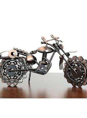 Motorcycle Model Iron Metal Souvenir Motorbike Ornament