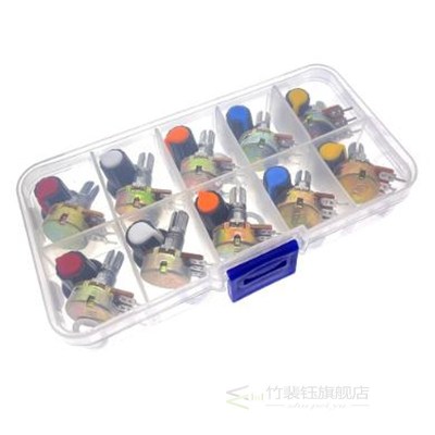 10values WH148 Potentiometer Kit B1K 2K 5K 10K 20K 50K 100K