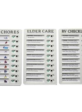 Memo Plaic Board Chore Chart Reusable Checkli Memorandum