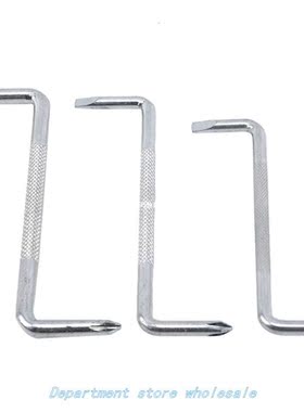 2Pcs/set Right-angle Elbow Screwdriver Flexible Head Matt ty