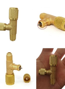 Refrigerant Exhaust Valve Bleed Valve Full Copper Quick Rele