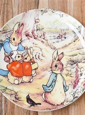 Easter cute plate ceramic tableware Dinner Plate rabbit