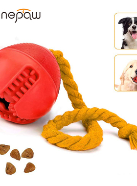 Benepaw Strong Rope Dog Toys Interactive Nontoxic Rubber
