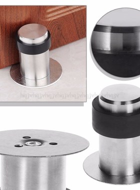 Door Stops Anti-Collision Stainless Steel Rubber Stopper Rou