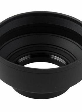 10pcs/lot 82mm 3-Stage 3 in1 Collapsible Rubber Foldable Len