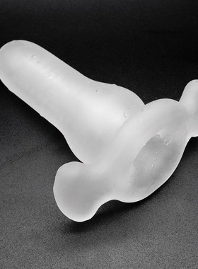 Sextoys Super soft male prostate massager hollow transparen