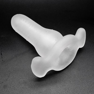 Sextoys Super soft male prostate massager hollow transparen