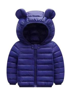 Cute Baby Girls Winter Clothes Kids Light Down Coats with Ea