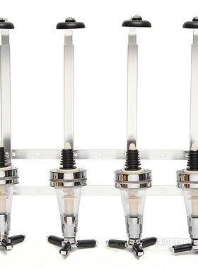 4 Bottle Bar Beverage Liquor Dispenser Alcohol Drink Shot Ca