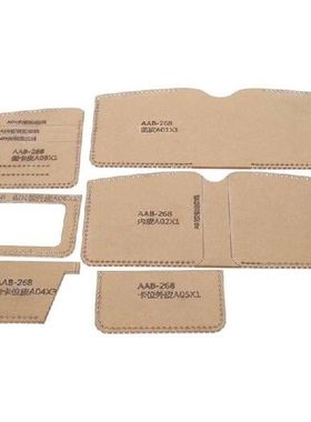 Wallet Pattern Template Transparent Clear Leather DIY