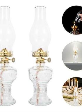 Lamp Oil Glass Kerosene Vintage Retro Lamps Lanternlanterns
