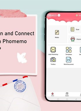 Phomemo M02S Mini Bluetooth Pocket Printer, 300dpi hermal Pr