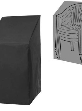 Stacked Chair Dust Cover Storage Bag Outdoor Garden Patio