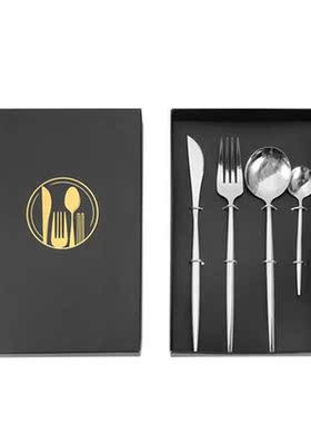 Tableware Set 04 Stainless Steel Cutlery Set 2//4 Pcs Vint