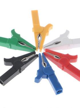 6 Pcs 6 Colors 55mm Crocodile Alligator Clip 适用于 4mm Male