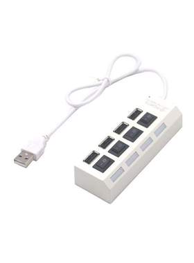 New USB 2.0 Adapter 4 Ports 7 Ports USB Hub LED USB Splitter