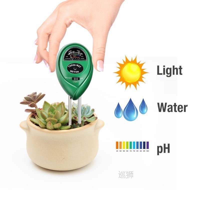3 in1 Soil Water Moisture PH Meter Acidity Humidity Sunlight