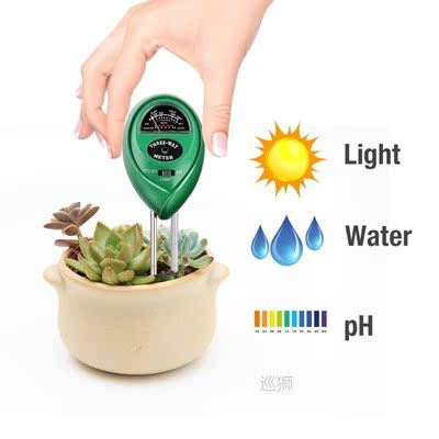 3 in1 Soil Water Moisture PH Meter Acidity Humidity Sunlight