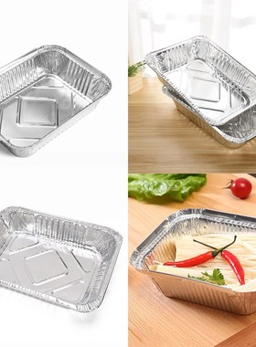 1/20 Pcs Tin Foil Baking Tray Disposable Barbecue Tools Food