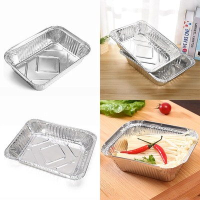 1/20 Pcs Tin Foil Baking Tray Disposable Barbecue Tools Food