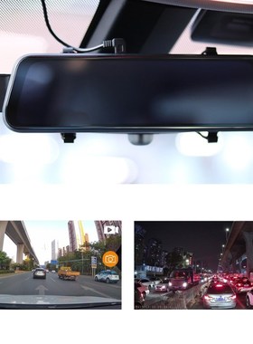 Car DVR Rear View Mirror Recorder 2.5K Video 10 Inch Dash Ca