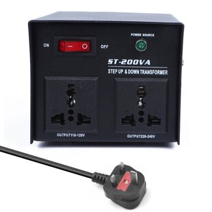 Intelligent Efficient Step Up Down Power Transformer 200W Ho