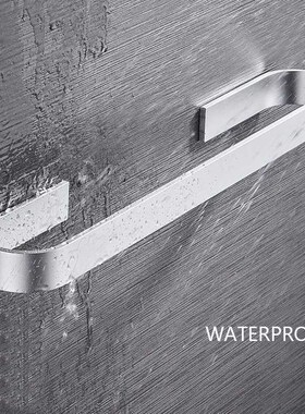 Towel Holder Bathroom Towels Rack Hanger Black Silver Space