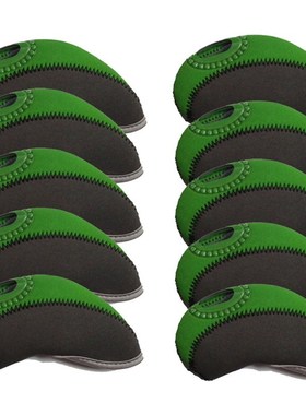 10pcs 13.3cm*5.5cm Golf Club Window Putter Cover Double Colo