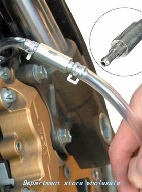 1pc Aluminium Rubber Clutch Brake Bleeder Hose One Way Valve