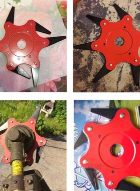 6 Teeth Brush Cutter Blade Trimmer Metal Blades Trimmer Head