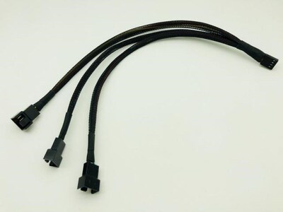 1 to 3 PWM 4P Female to 3/4 Pin PWM Fan Adapter 4Pin Splitte