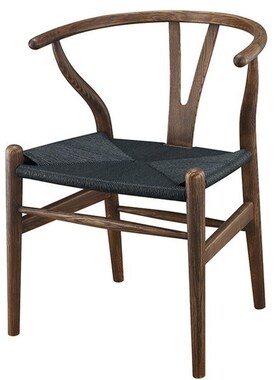 Wooden Wishbone Chair Hans Wegner Y Chair Solid Ash Wood Din