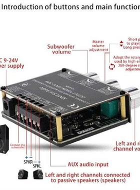 2 1 Channel Amplifying Module Bluetooth-compatible 5 1