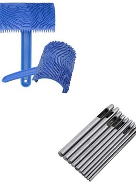 2Pcs Wood Pattern Graining Washable Empaistic Wood Texture T