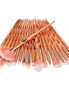 20Pcs Diamond Makeup Brushes Set Powder Foundation Blush Ble