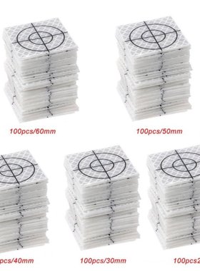 100 Pcs Reflector Sheet Reflective Tape Total Station 20/30/