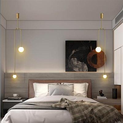 Nordic bedroom bedside restaurant pendant lamp bar simple li