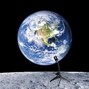 1pc Romantic Moon Earth Projector Lamp Rotatable Bracket