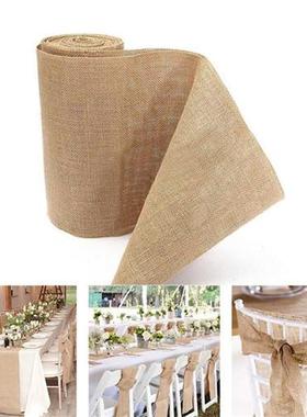30cmX10m Table Runner Natural Vintage Jute Hessian Burlap Ri
