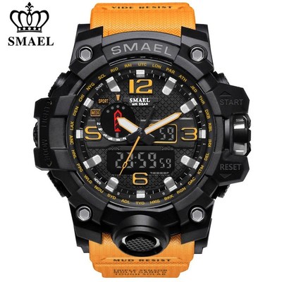SMAEL Brand Luxury Military Sports Watches Men Quartz Analo