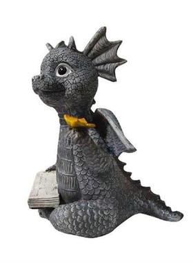 Garden Dragon Sculptures Adorable Sleeping Baby Dragon