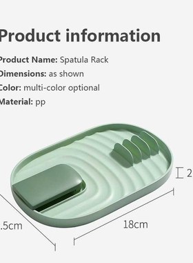 Kitchen Ladle Spoon Rest Holder Utensil Organizer Spatula Ho